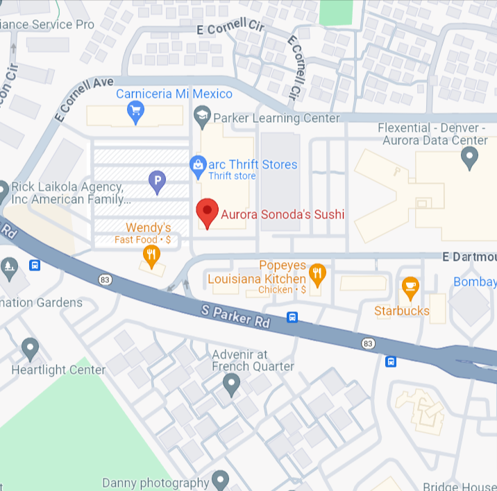 Aurora Sonoda's Sushi location